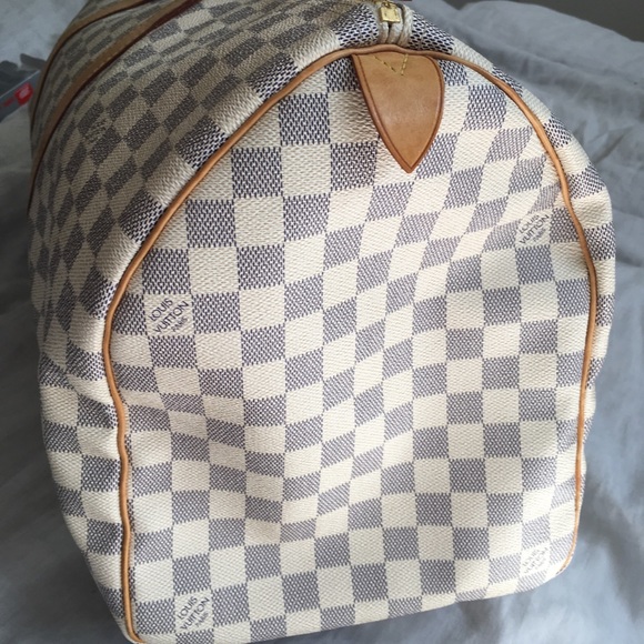 !!! SOLD !!! Louis Vuitton Keepall 55 Damier Azur - Picture 6 of 8